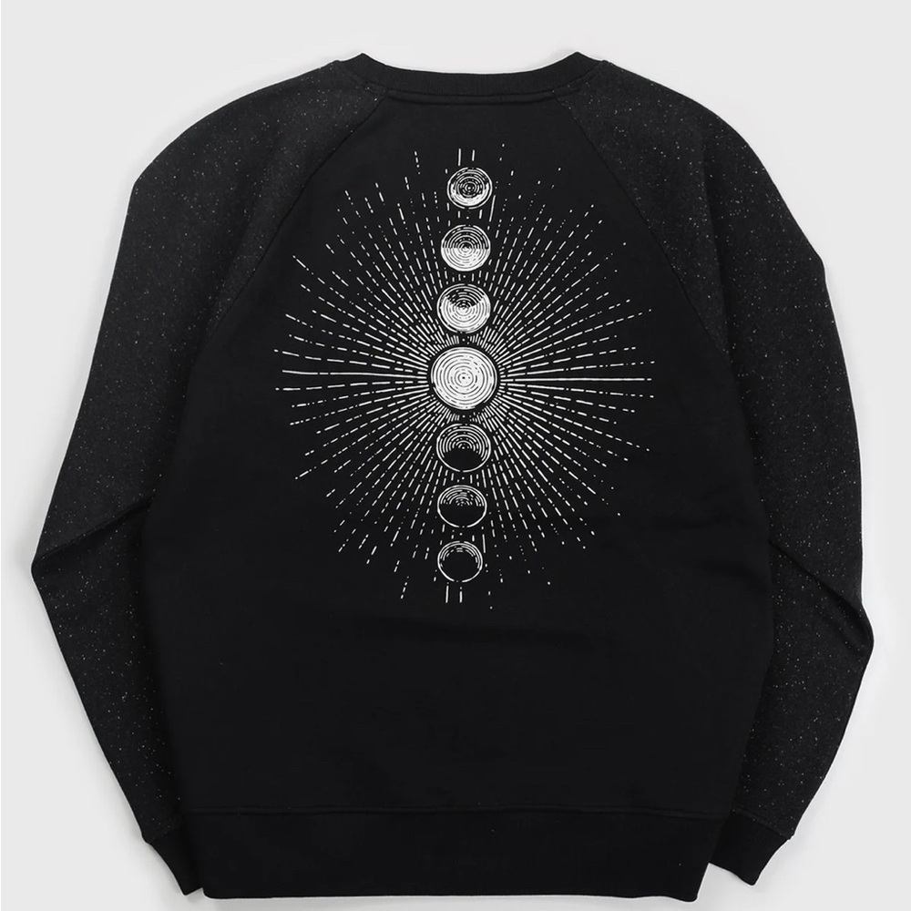 Happy Earth Black Unisex Raglan Pullover unopened - Large